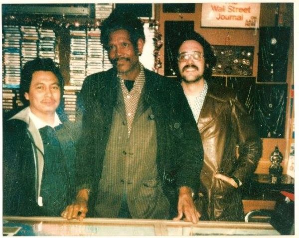 (L-R) Richard Molina, Big Walter Horton, Jack Lavin